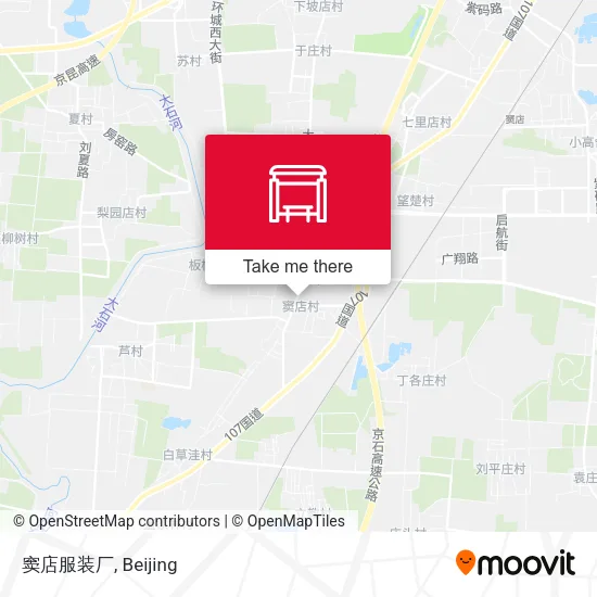 窦店服装厂 map