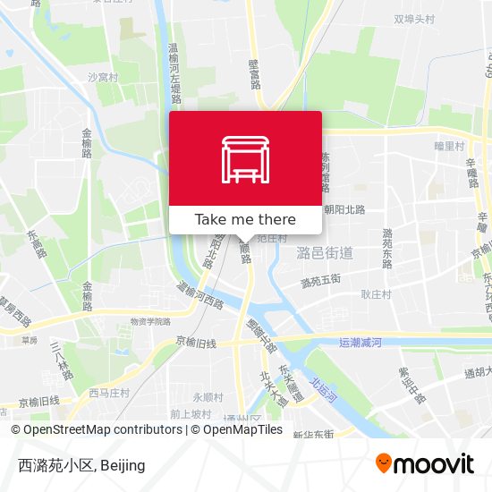 西潞苑小区 map