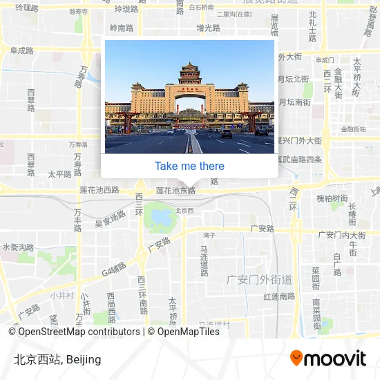 北京西站 map