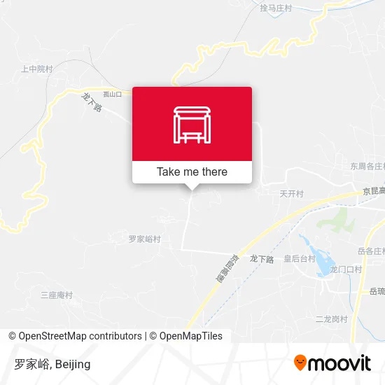 罗家峪 map