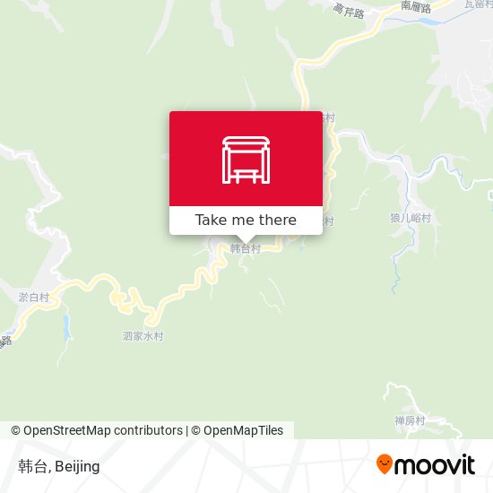 韩台 map