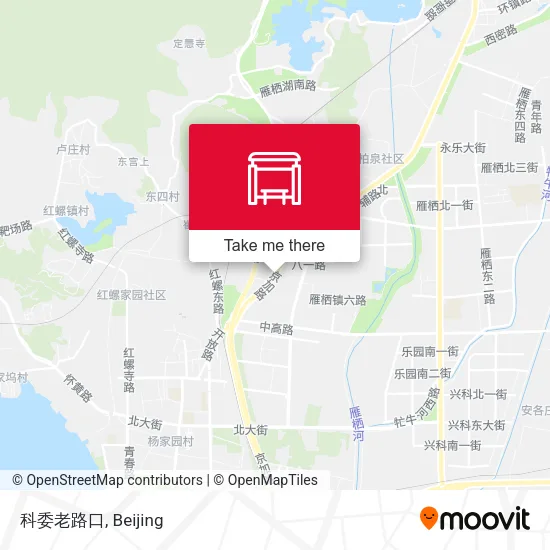 科委老路口 map