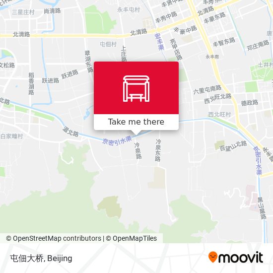 屯佃大桥 map