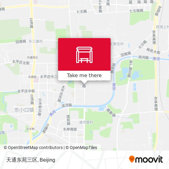 天通东苑三区 map