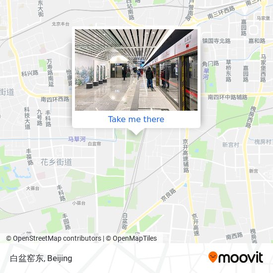 白盆窑东 map