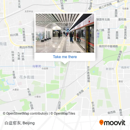 白盆窑东 map