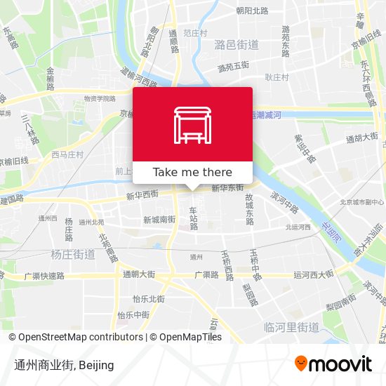 通州商业街 map