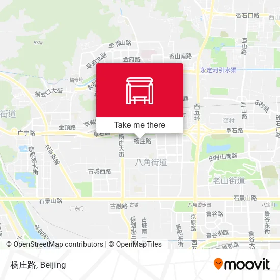 杨庄路 map
