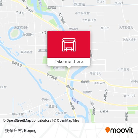 姚辛庄村 map