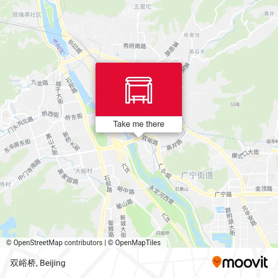 双峪桥 map
