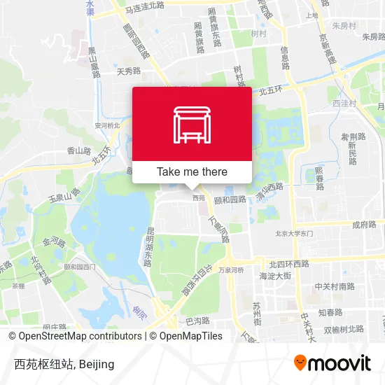 西苑枢纽站 map