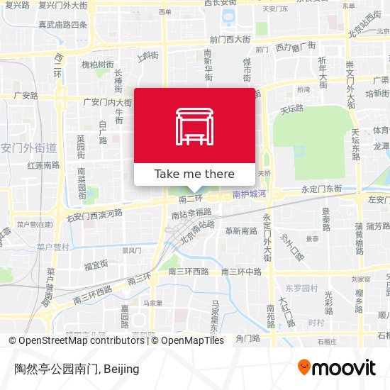 陶然亭公园南门 map