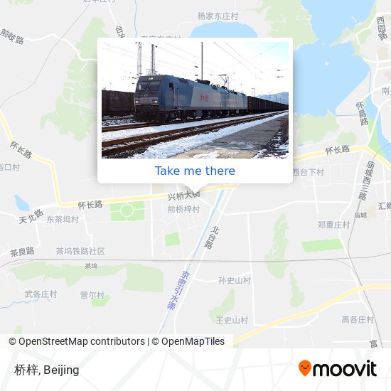 桥梓 map