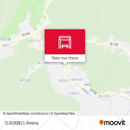 石花洞路口 map