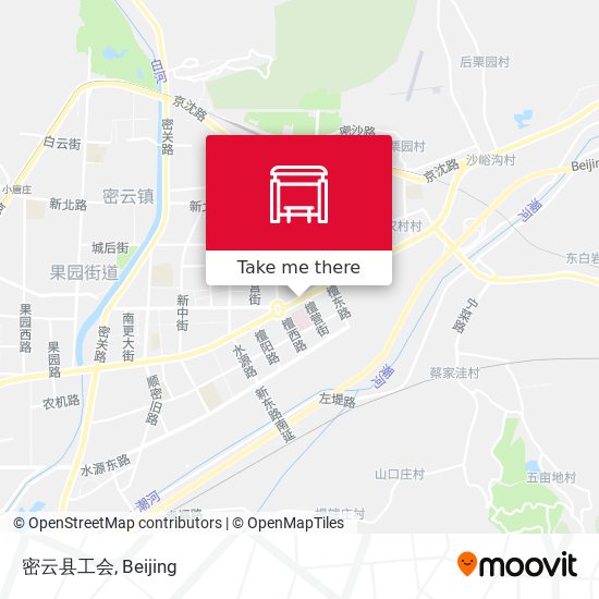 密云县工会 map