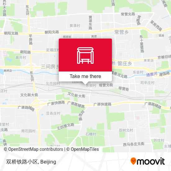 双桥铁路小区 map