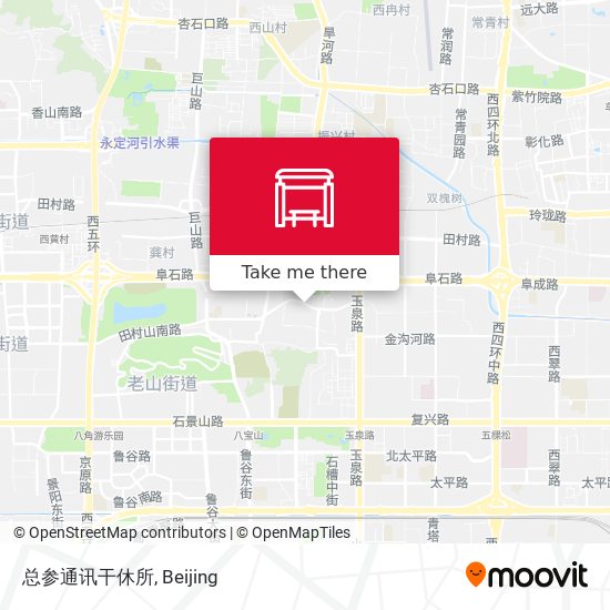 总参通讯干休所 map