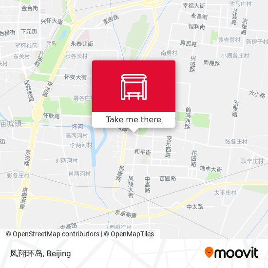 凤翔环岛 map