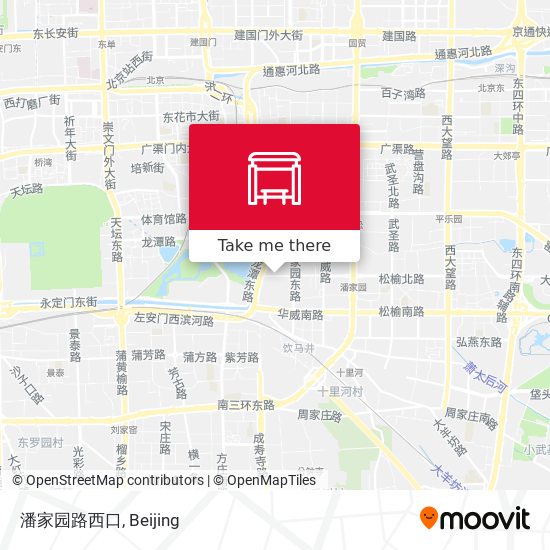 潘家园路西口 map