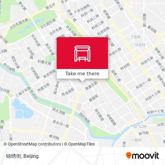 锦绣街 map
