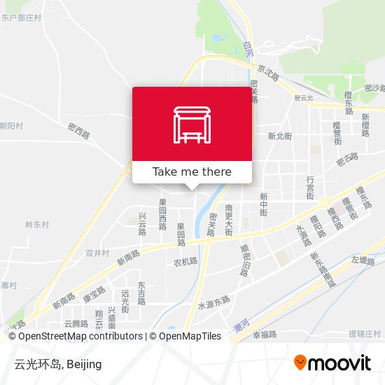 云光环岛 map