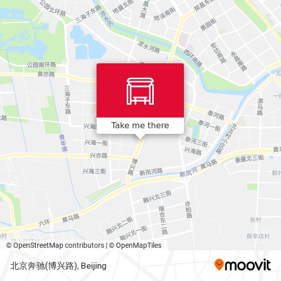 北京奔驰(博兴路) map
