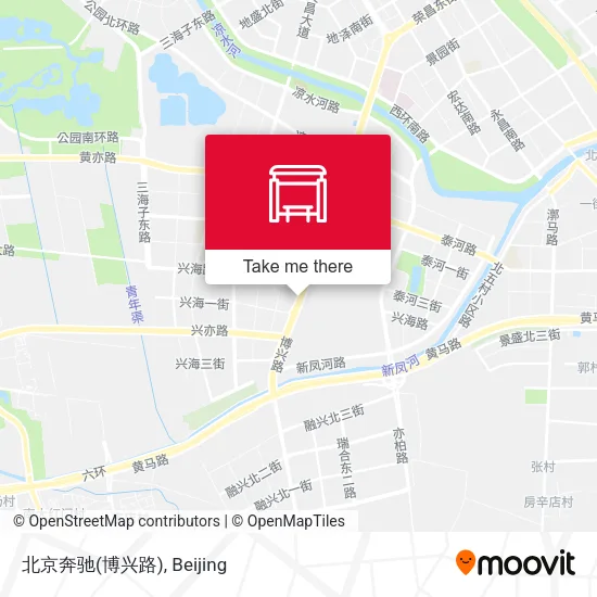 北京奔驰(博兴路) map