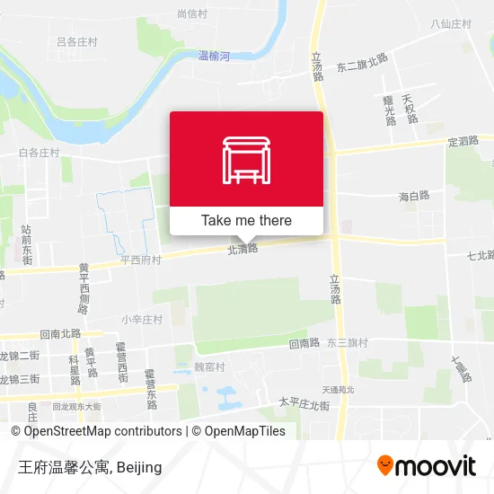 王府温馨公寓 map