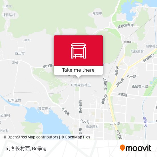 刘各长村西 map