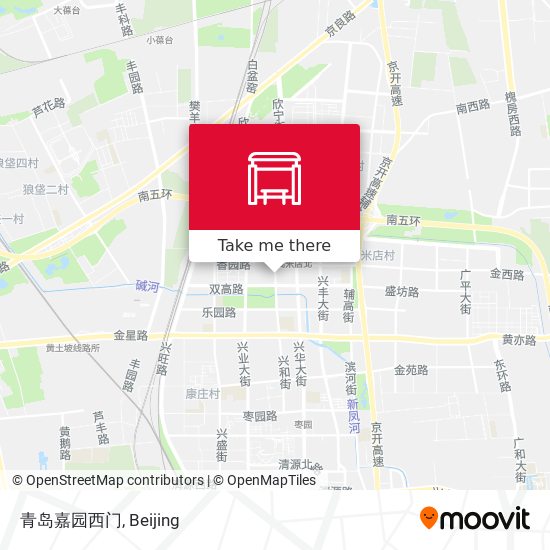 青岛嘉园西门 map