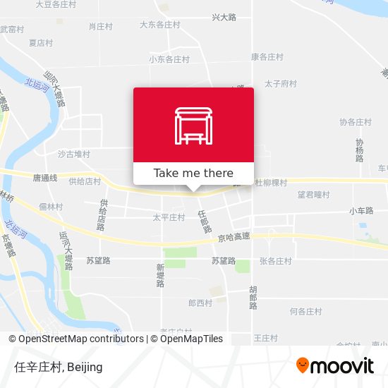 任辛庄村 map