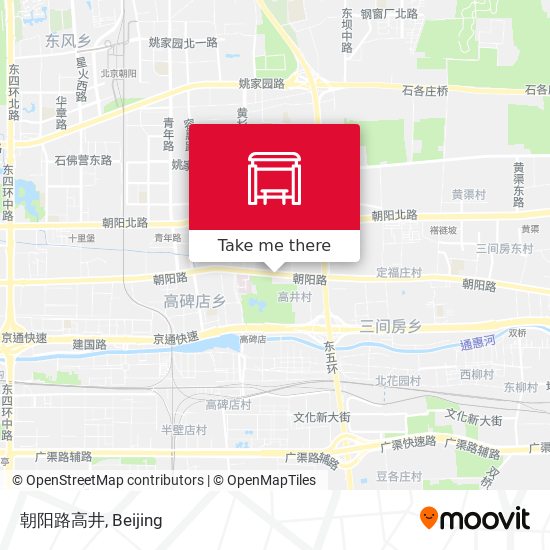 朝阳路高井 map