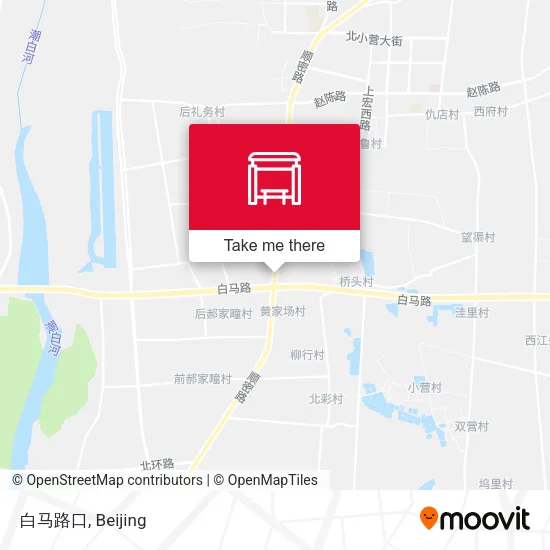 白马路口 map