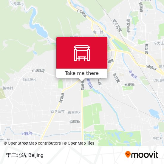 李庄北站 map