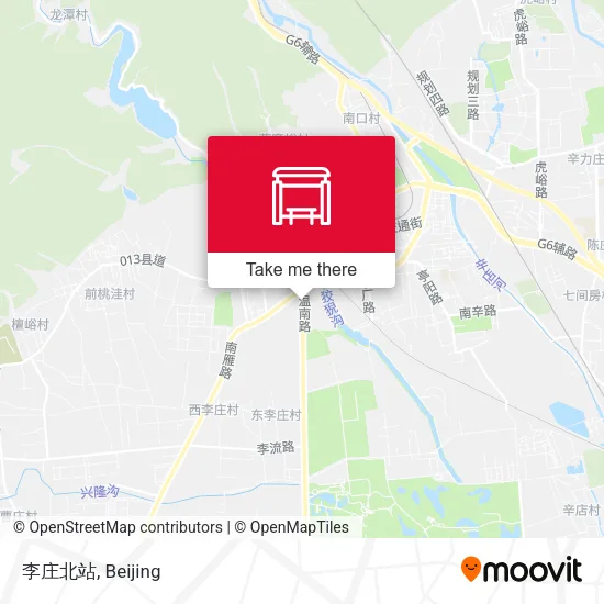 李庄北站 map