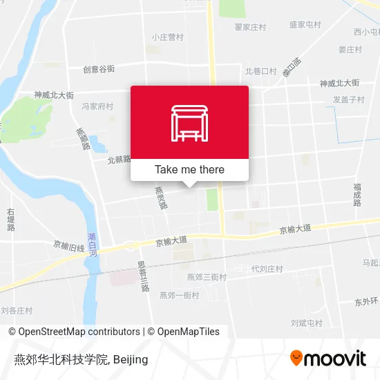 燕郊华北科技学院 map