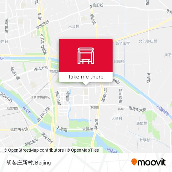 胡各庄新村 map