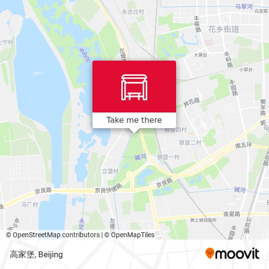 高家堡 map