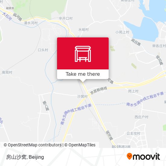 房山沙窝 map