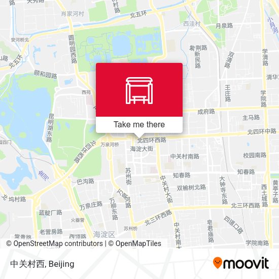 中关村西 map