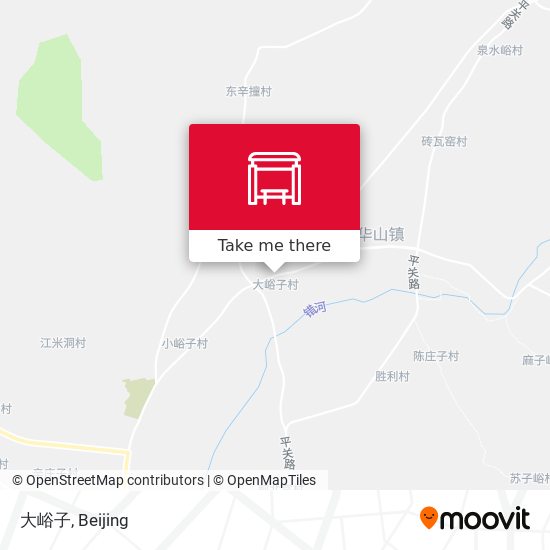 大峪子 map