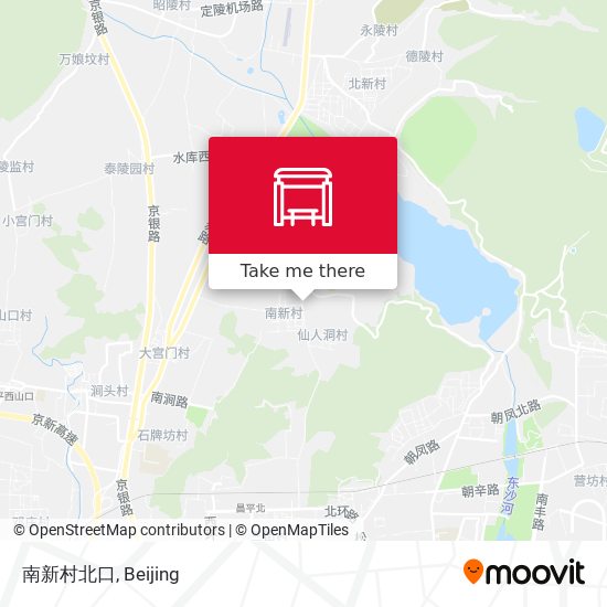 南新村北口 map