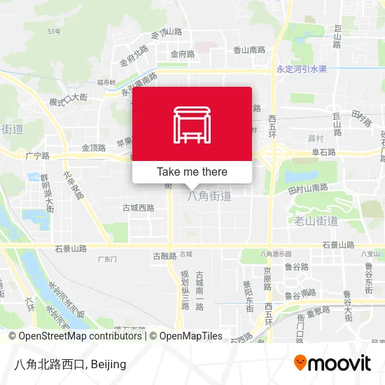 八角北路西口 map