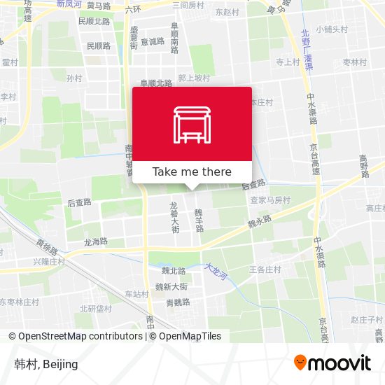 韩村 map