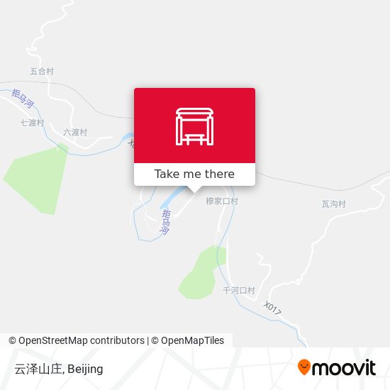 云泽山庄 map