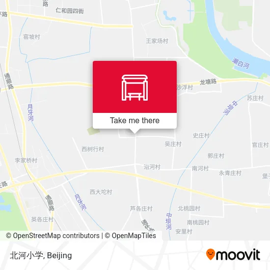 北河小学 map