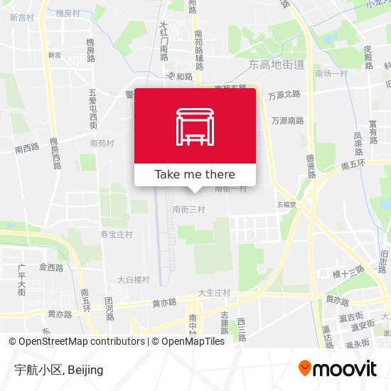 宇航小区 map