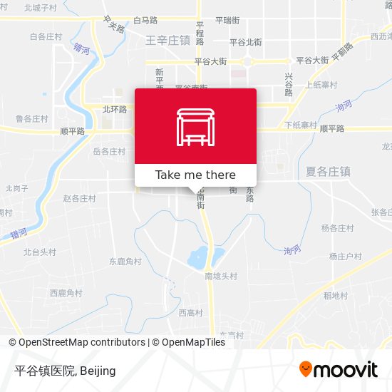 平谷镇医院 map