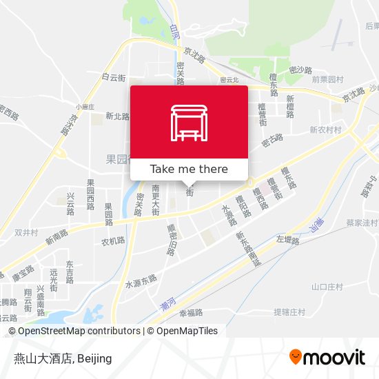 燕山大酒店 map