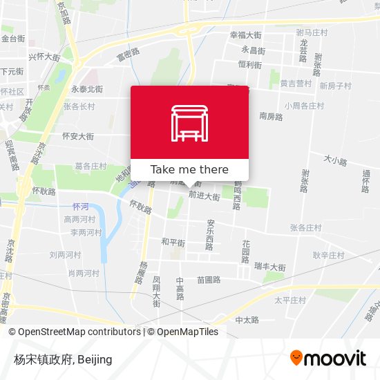 杨宋镇政府 map